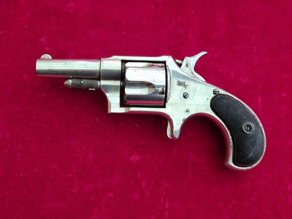 X X X SOLD X X X  American Remington Antique .41 calibre Rim-fire Revolver. Circa 1879.  Ref 3860.